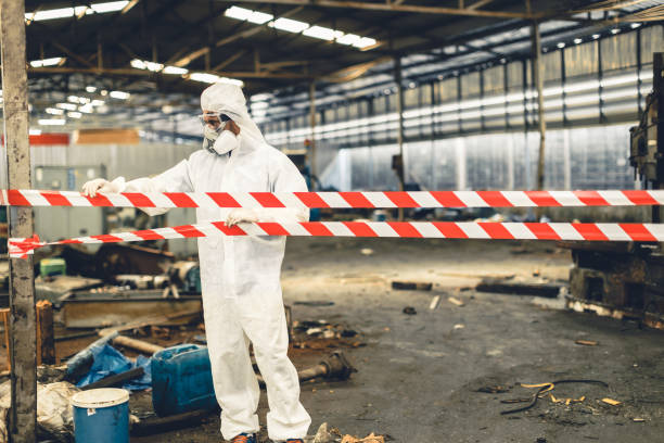 Professional Odor Removal technician working in Naples, UT
